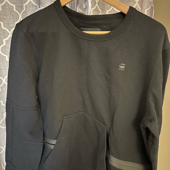 New G-Star Black Sweatshirt with Pocket - Picture 2 of 7